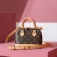 LOUIS VUITTON Nano Alma handbag exquisite craft with modern functionality