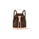 LOUIS VUITTON Montsouris Mini backpack canvas  with natural cowhide leather