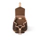 LOUIS VUITTON Montsouris Mini backpack canvas  with natural cowhide leather