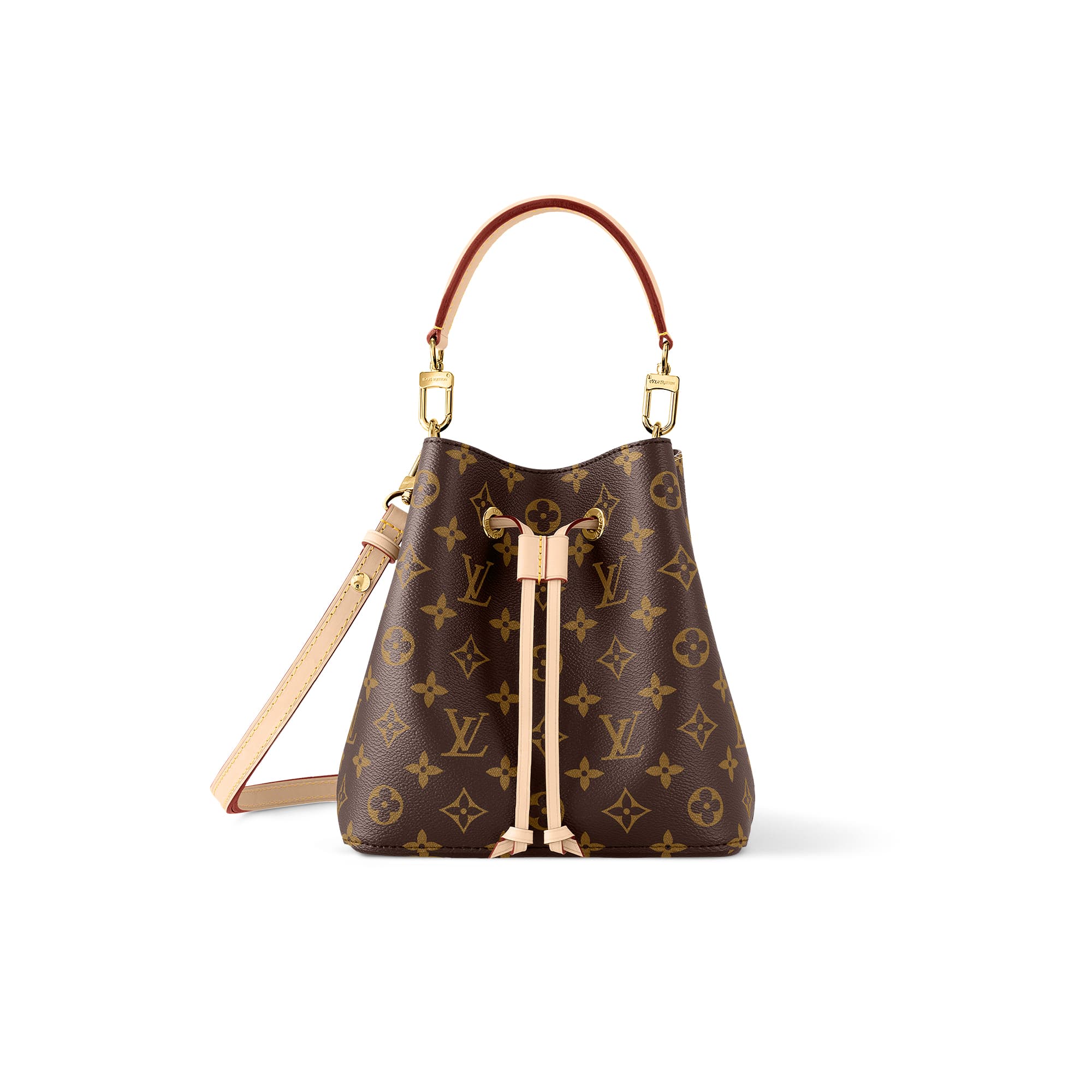 LOUIS VUITTON Néonoé BB handbag leather drawstring keep secure