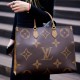 LOUIS VUITTON OnTheGo big size handbag fashionable and functional ideal everyday companion