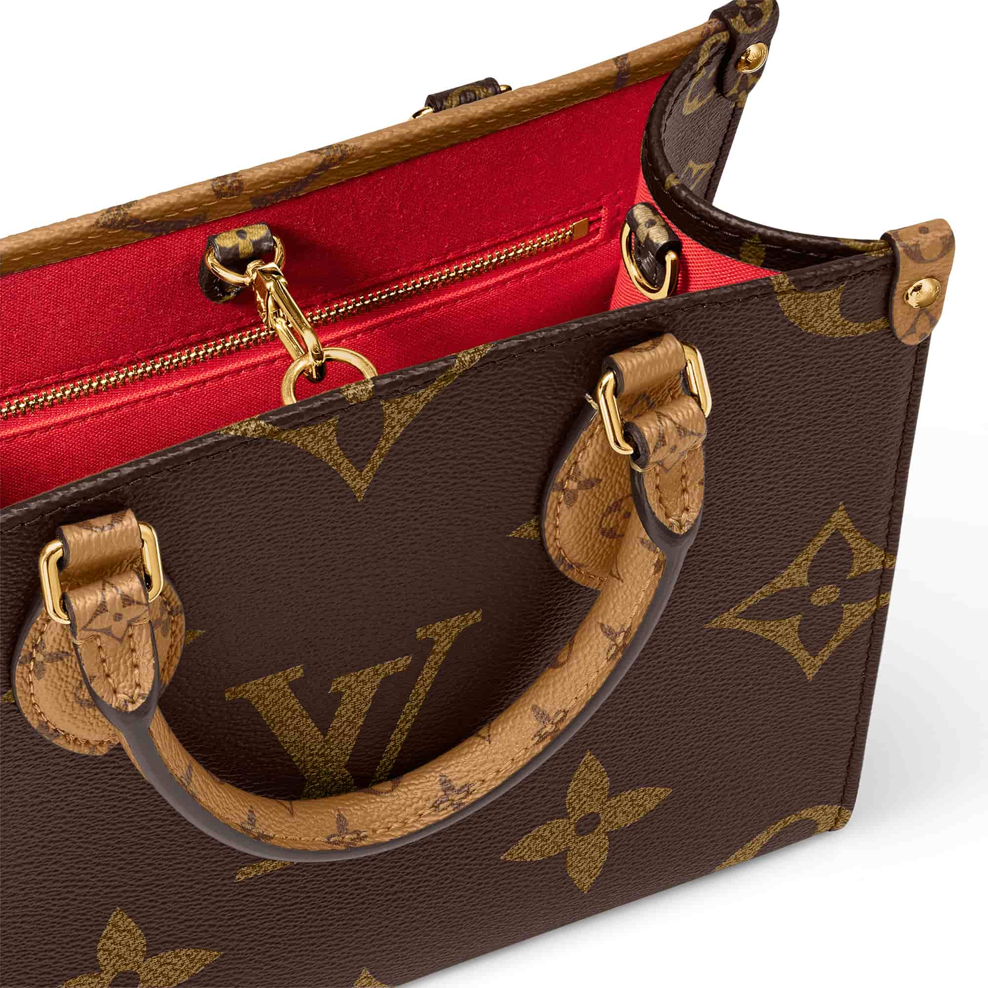 LOUIS VUITTON OnTheGo handbag small size fashionable and functional ideal everyday companion