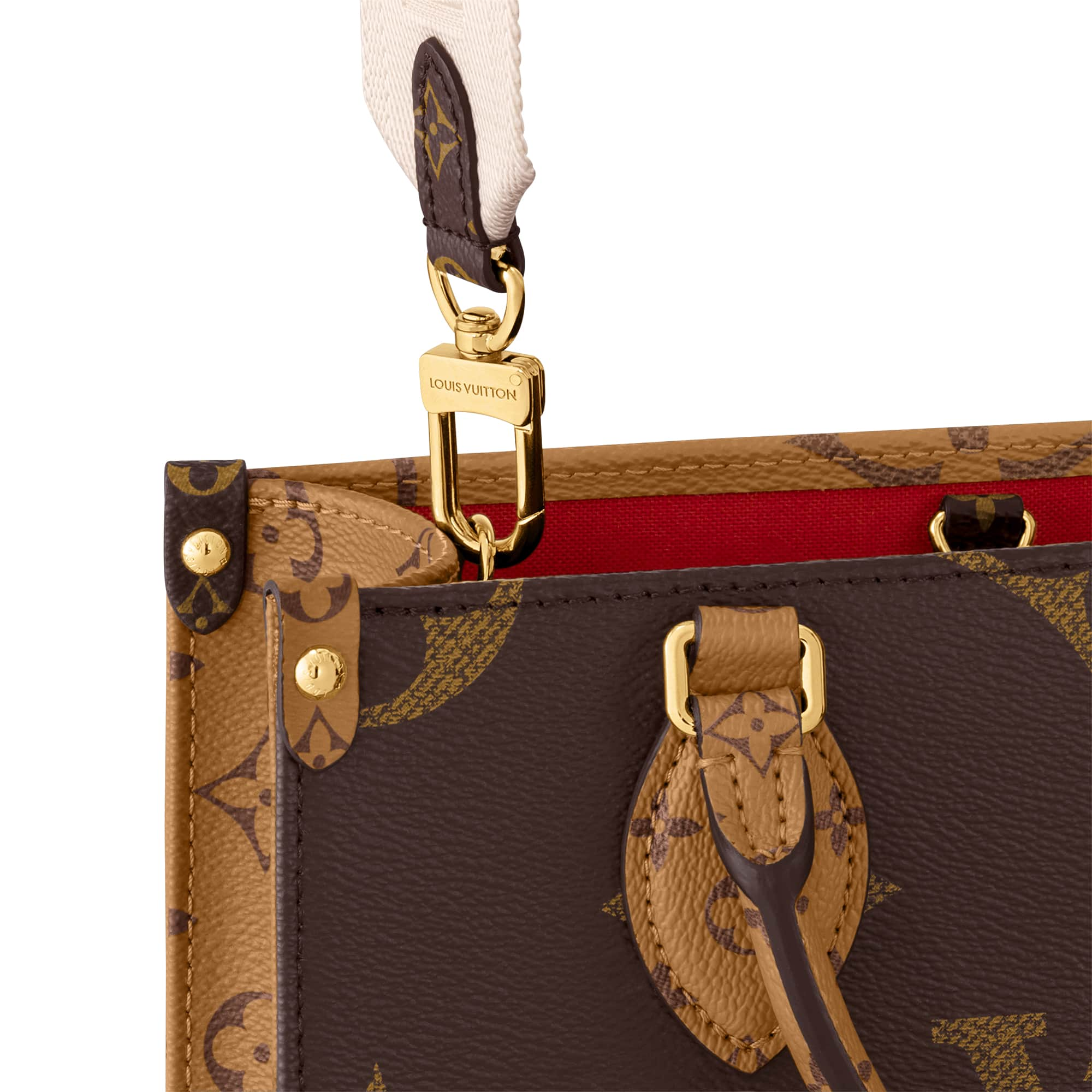 LOUIS VUITTON OnTheGo handbag small size fashionable and functional ideal everyday companion