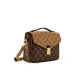 LOUIS VUITTON Pochette Métis handbag signature gold gleaming S-lock closure