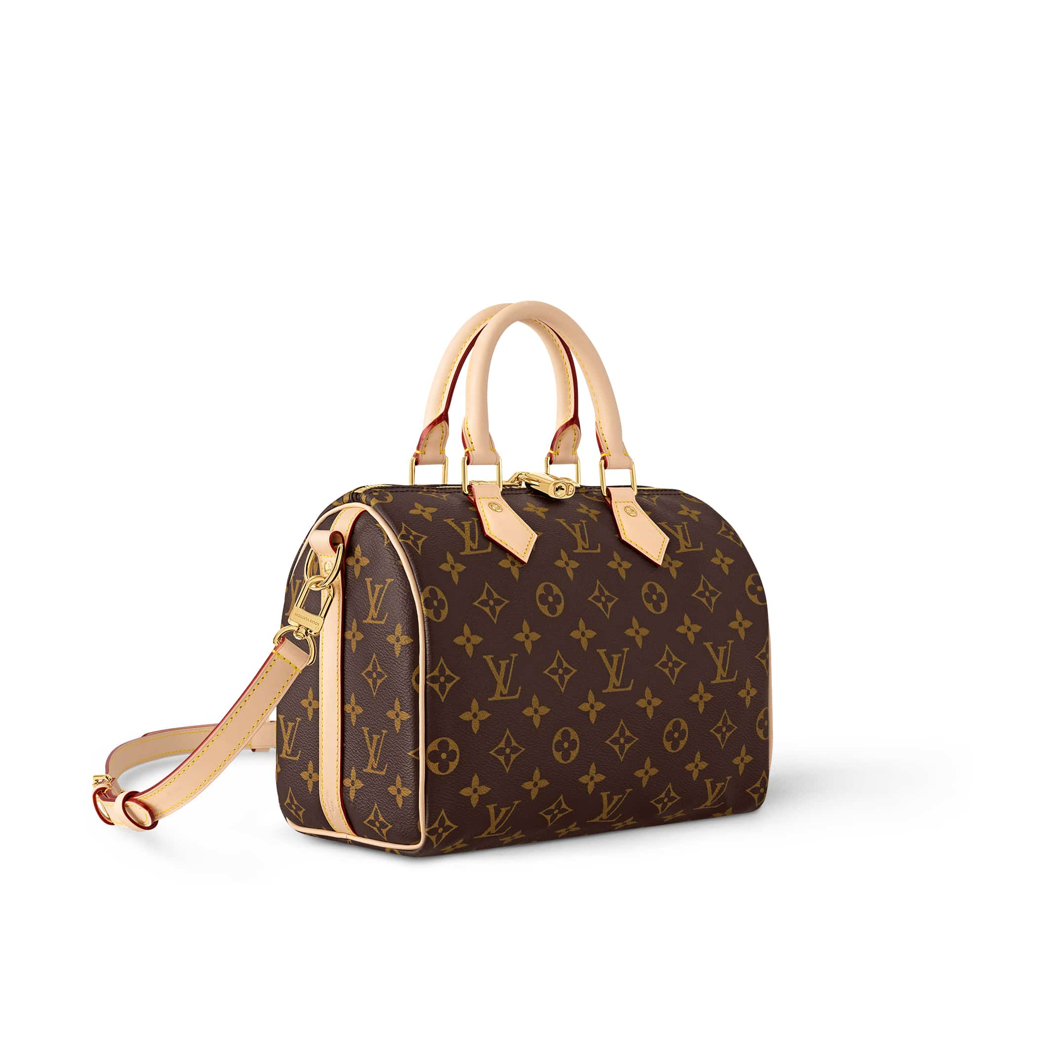 LOUIS VUITTON  Speedy Bandoulière 20, 25 and 30 handbag  in signature Monogram canvas