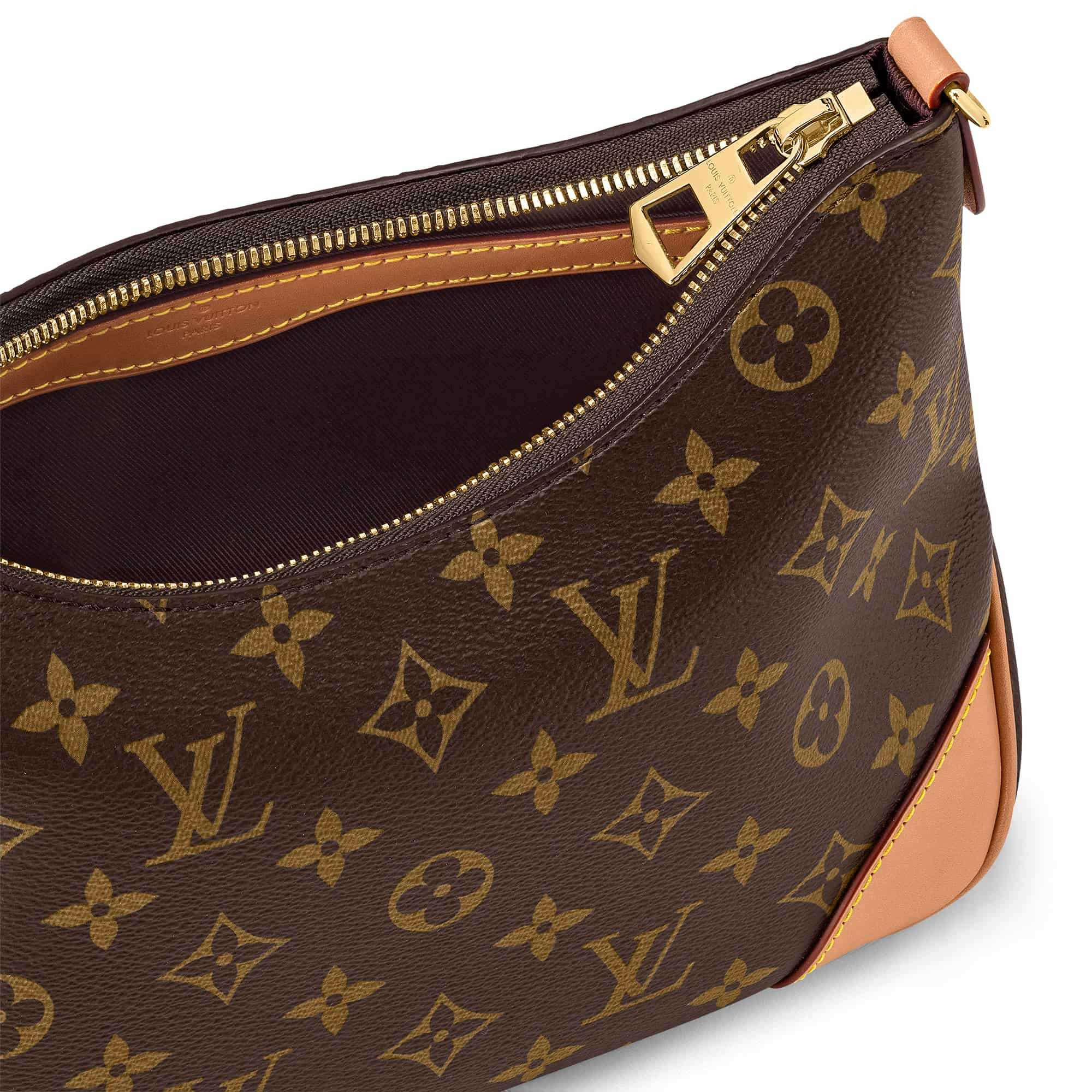 LOUIS VUITTON Boulogne versatile yellow black corners handbag cross-body clutch carry