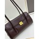 MIU MIU Retro Underarm Glossy Leather Shoulder Baguette Bag 4 Colors