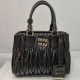 MIU MIU Nappa Matelasse Leather Tote Shoulder Bag Small Size 3 colors 