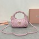 MIU MIU Wander Matelassé Nappa Leather Hobo Bag Small