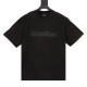 Balenciaga T-shirt Unisex Women & Men Short sleeved 3D laminated letters pure cotton