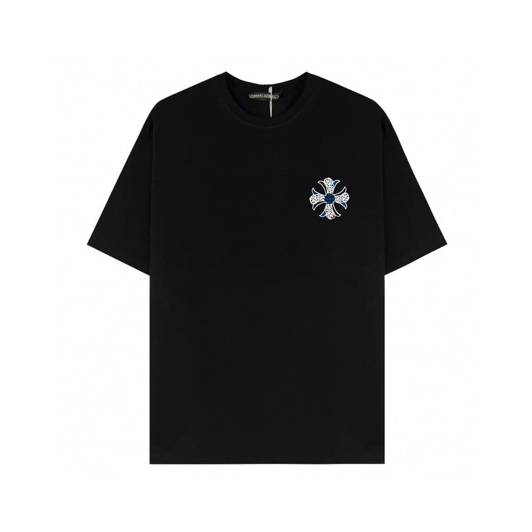 Chrome Hearts T-shirt Unisex Women`s & Men`s Short Sleeve C.H. Cross