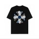 Chrome Hearts T-shirt Unisex Women`s & Men`s Short Sleeve C.H. Cross