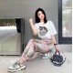 Givenchy T-shirt Women`s New Short Sleeve Spider letters