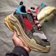 Balenciaga Triple S Sneaker Unisex Classic Version Women's & Men's color-blocking