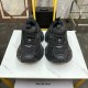 Balenciaga 6XL Couple's Sneaker Black Handmade Distressed Worn-out effect Vintage