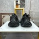 Balenciaga 6XL Couple's Sneaker Black Handmade Distressed Worn-out effect Vintage