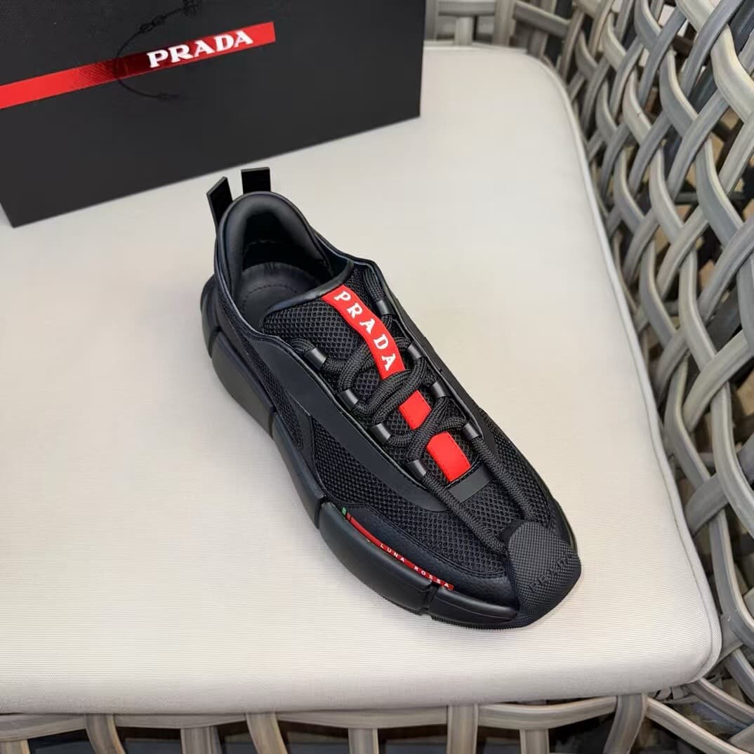 PRADA Shoes Men's Good Quality Lightweight Comfort Magazine-Featured